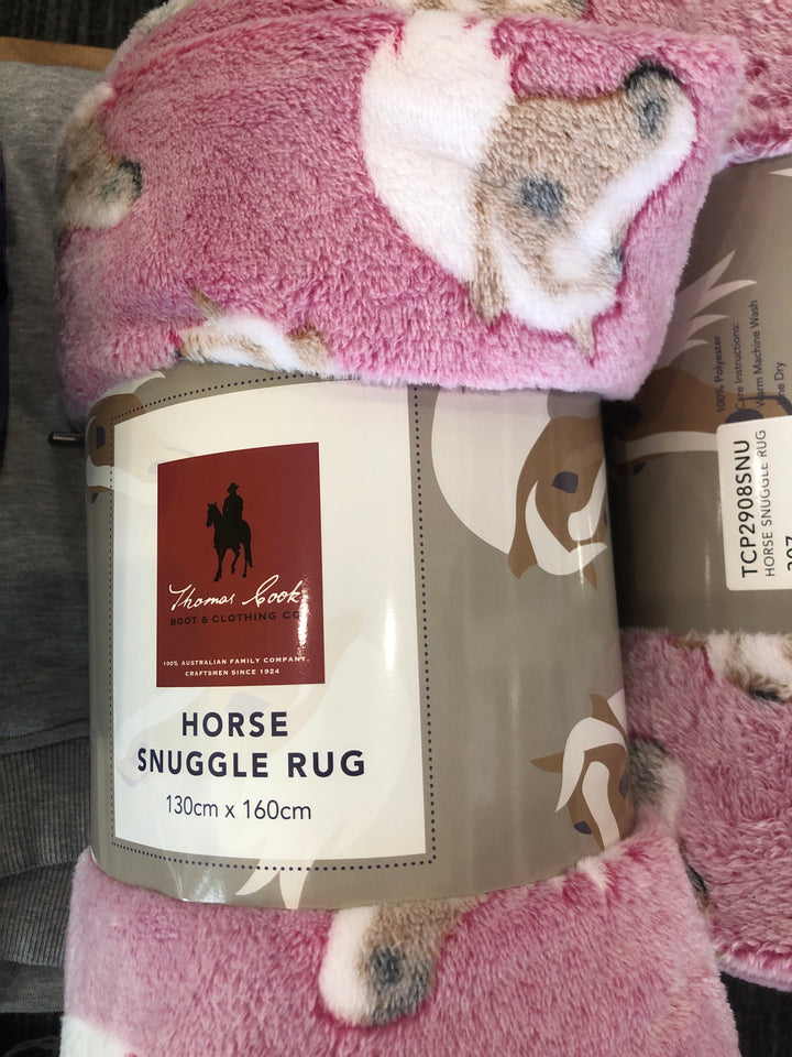 Thomas Cook - Horse Snuggle Rug in Pink W25