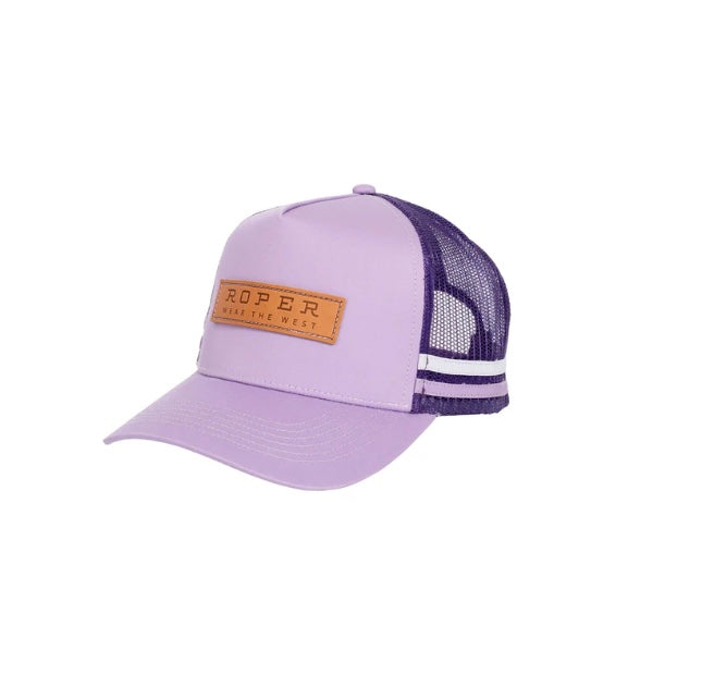 Roper - Leather Patch Trucker Cap