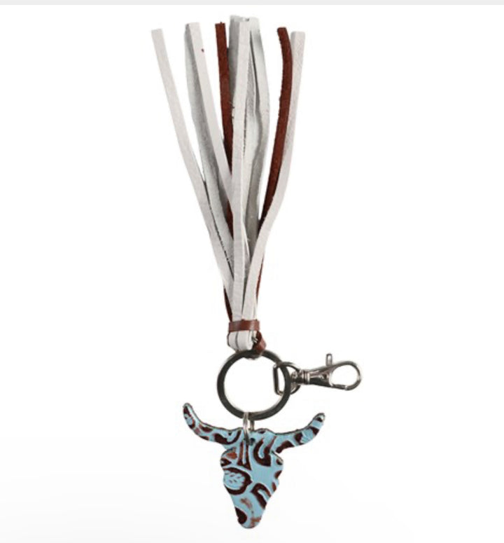 Fort Worth - Long Horn Tassel Key Ring