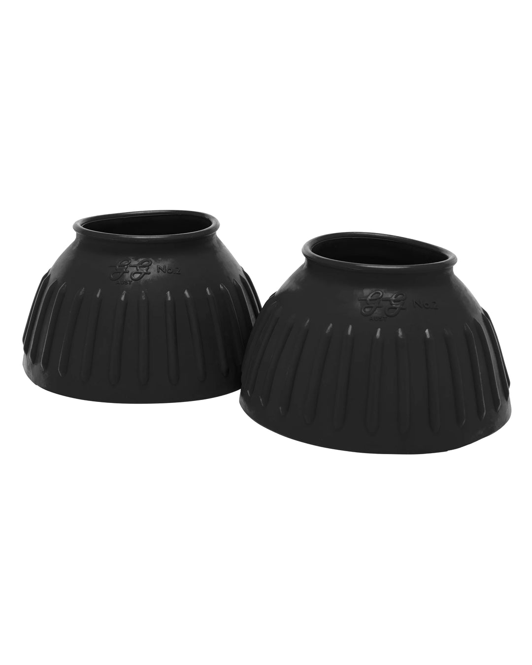 GG Australia - Ribbed Bell Boots in Black