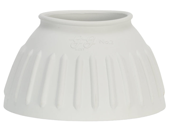 GG Australia - Ribbed Bell Boots in White