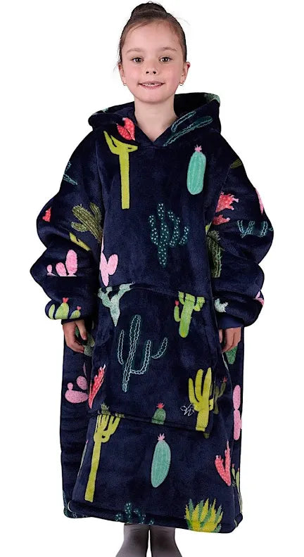 Pure Western - Kids Cactus Snuggle Hoodie