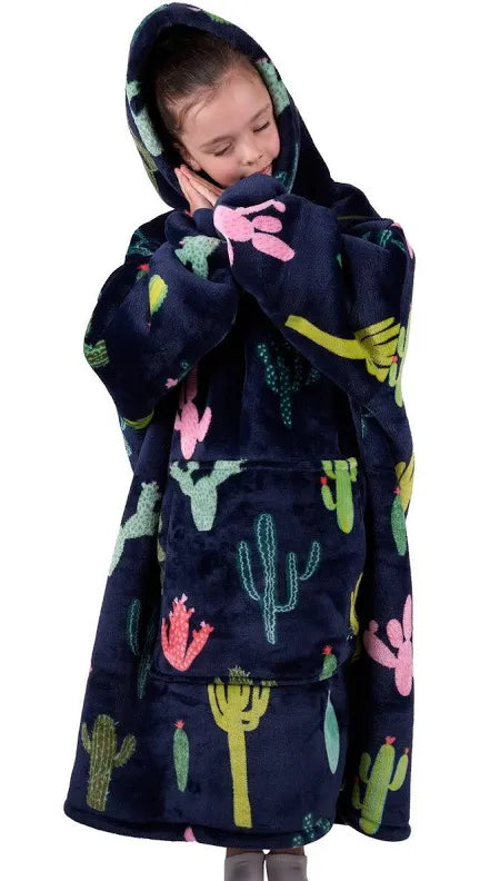 Pure Western - Kids Cactus Snuggle Hoodie