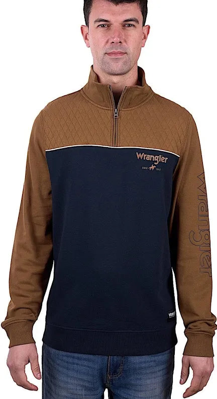 Wrangler - Mens Tate 1/4 Zip Pullover