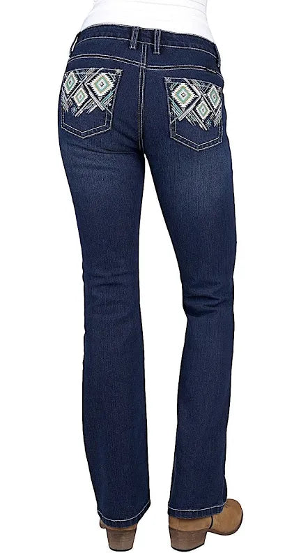 Pure Western - Womens Meg Bootcut Jean 32L
