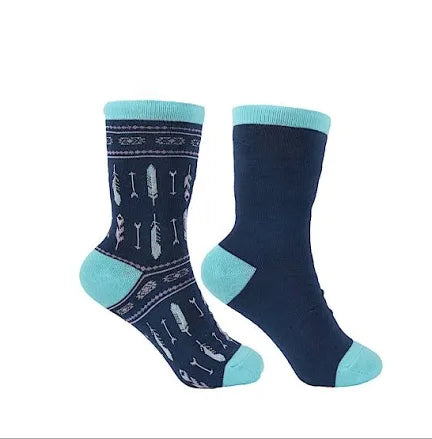 Pure Western - Adult Crew Socks W25