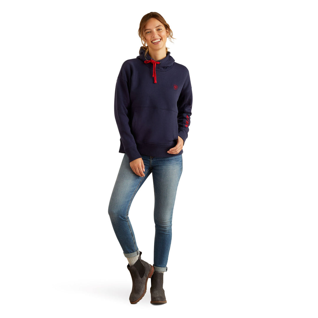 Ariat - Womens Rabere Hoodie in Navy Eclipse