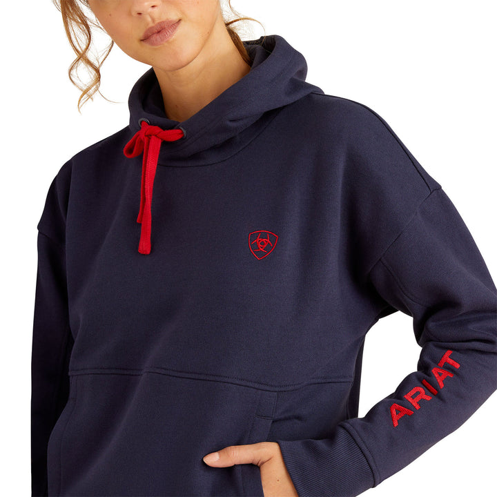 Ariat - Womens Rabere Hoodie in Navy Eclipse