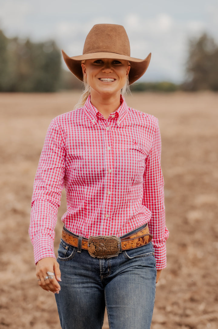 Campdraft Aus - Ladies Classic Fit Long Sleeve Shirt