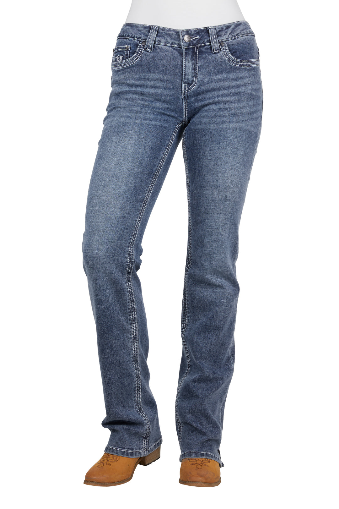 Bullzye - Womens Azalea Boot Cut Jeans