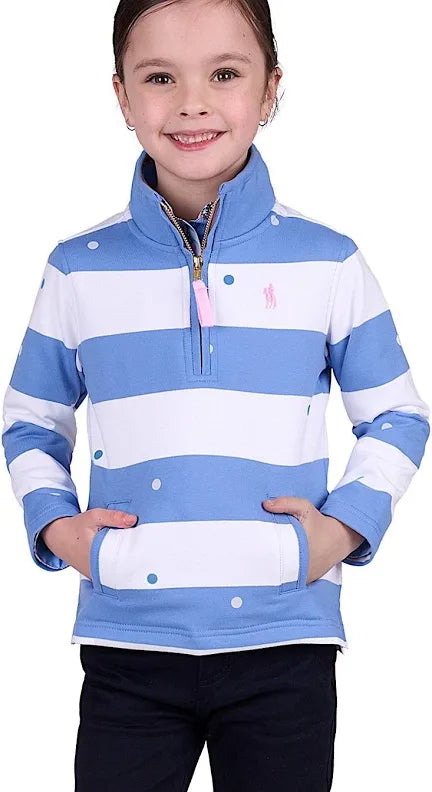 Thomas Cook - Girls Eden 1/4 zip Rugby W25