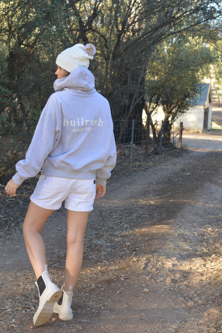 Bullrush -BR Hoodie in Grey