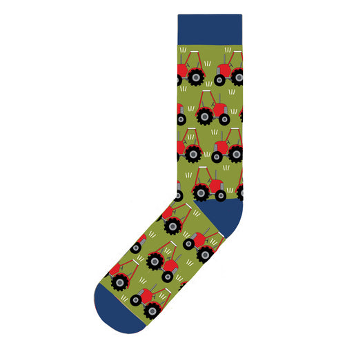 Red Tractor Designs - Green Tractor Socks