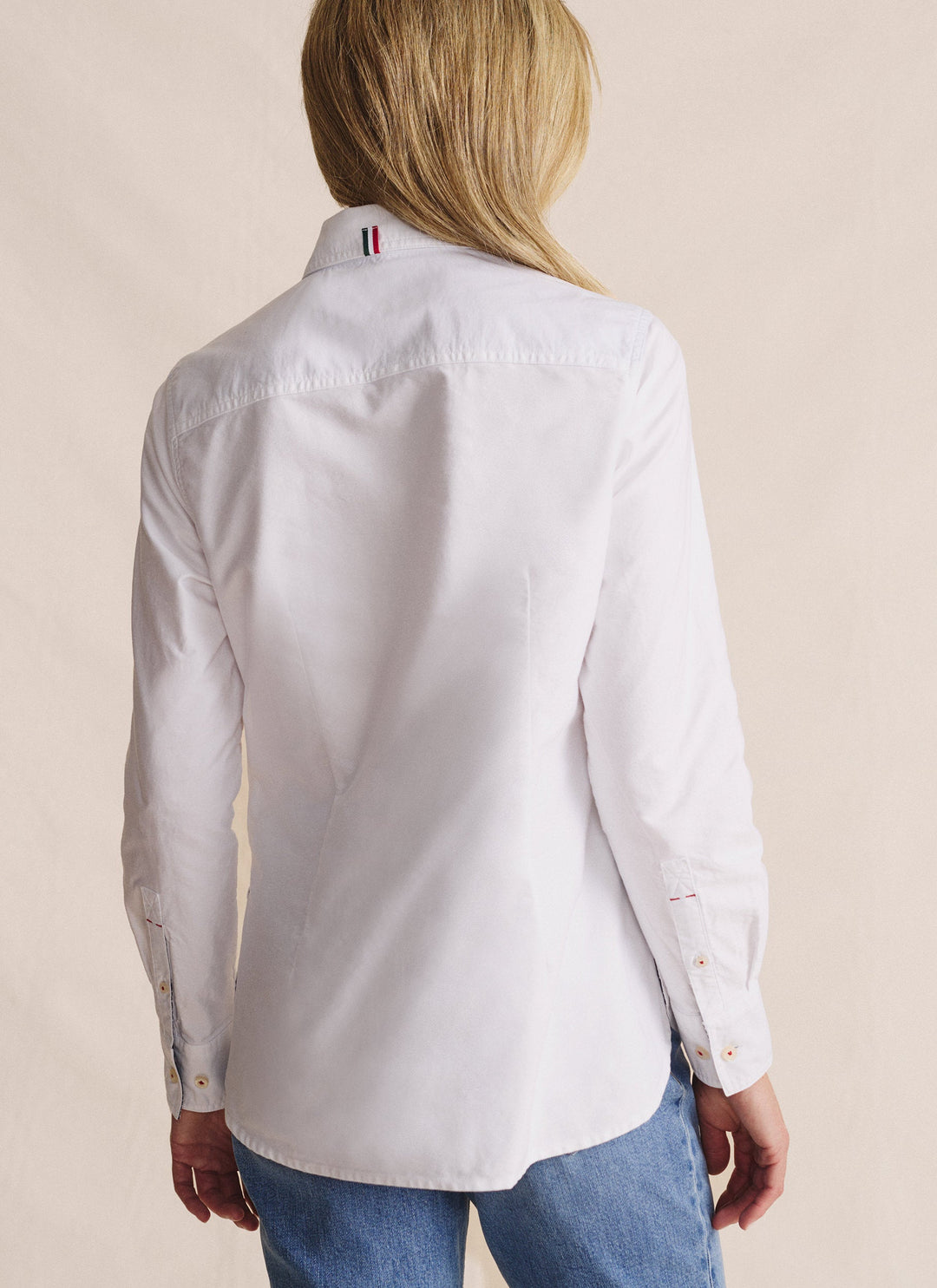 S Kidman - Womens Lennard Long Sleeve Shirt in White