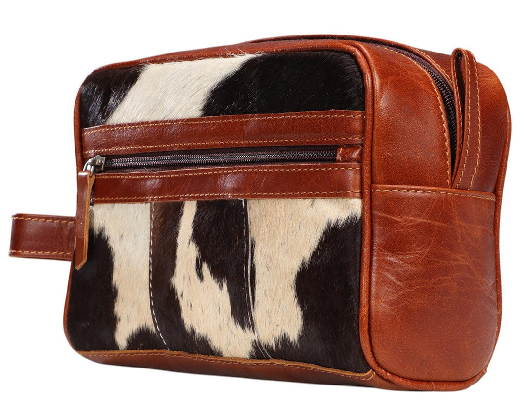 Fort Worth - Cowhide Leather Toiletry Bag