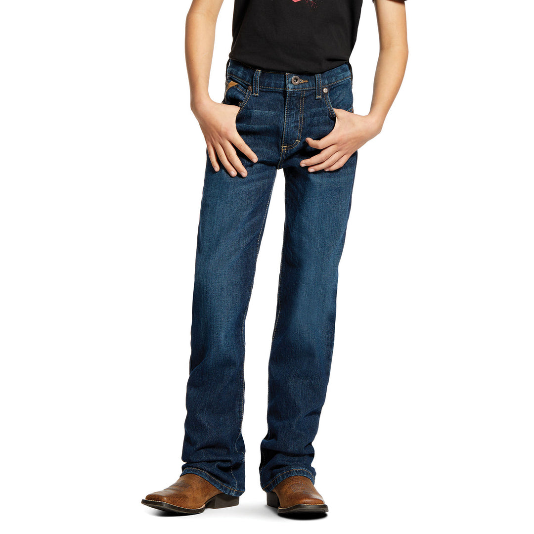Ariat - Boys B4 Relaxed Stretch Legacy Boot Cut in Chief