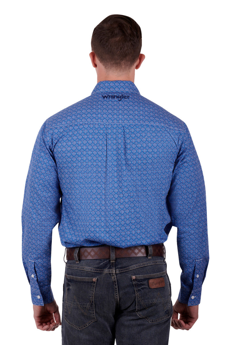 Wrangler - Mens Declan Long Sleeve Shirt