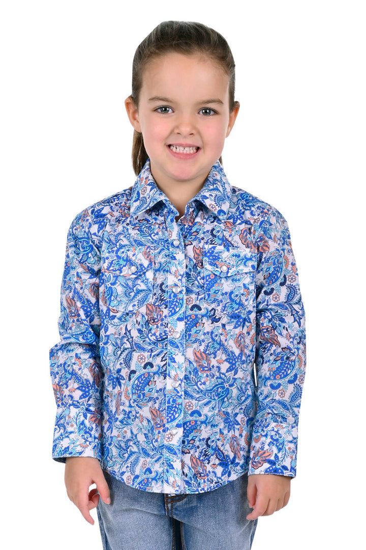 Pure Western - Girls Frances Long Sleeve Shirt