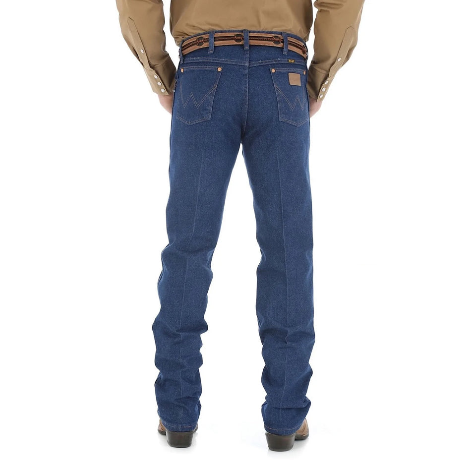 Wrangler - (13MWZPW36) Mens Cowboy Cut Original Fit Jeans Prewashed Indigo 36" Leg