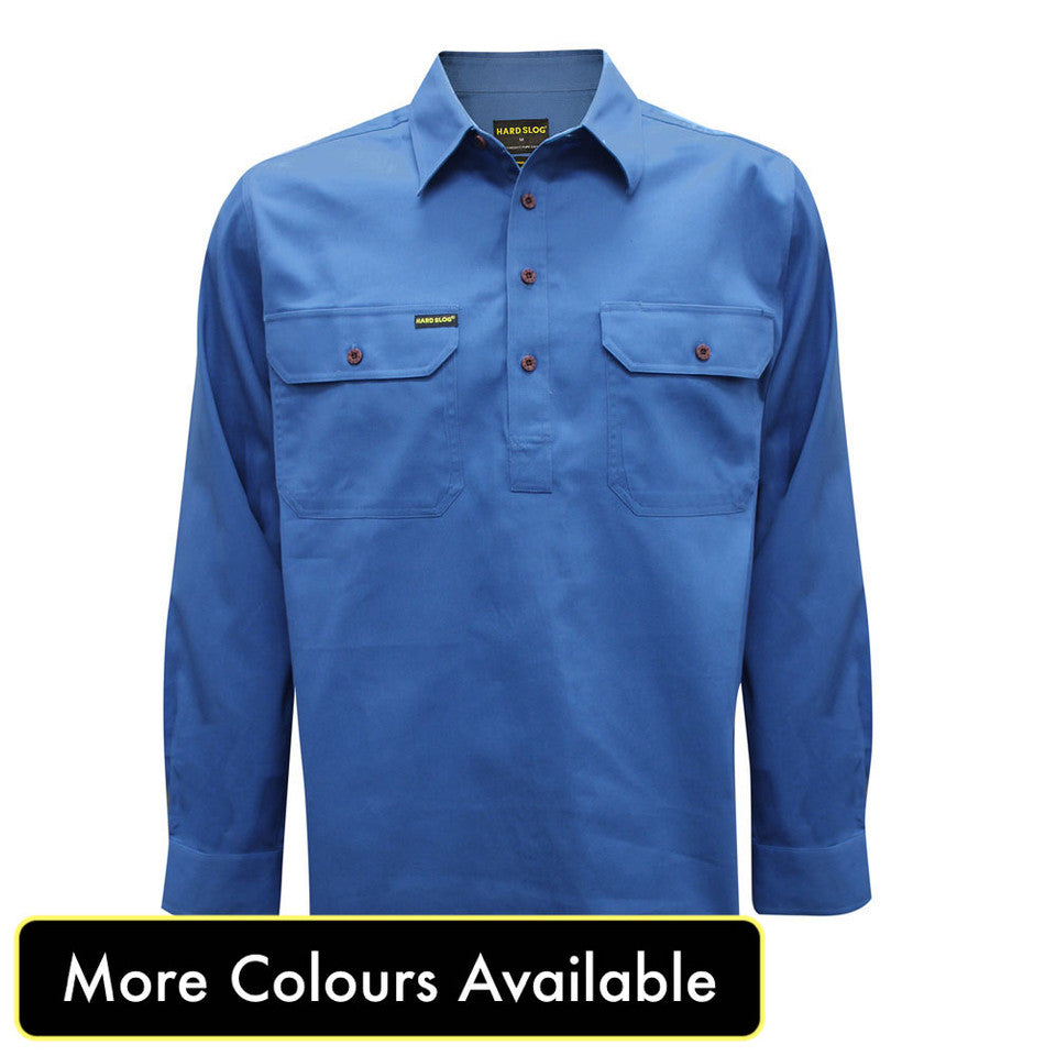 Hard Slog Men's Work Shirt in Royal Blue