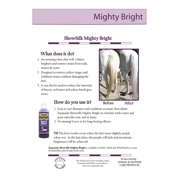 Equinade - Showsilk Mighty Bright 500ml