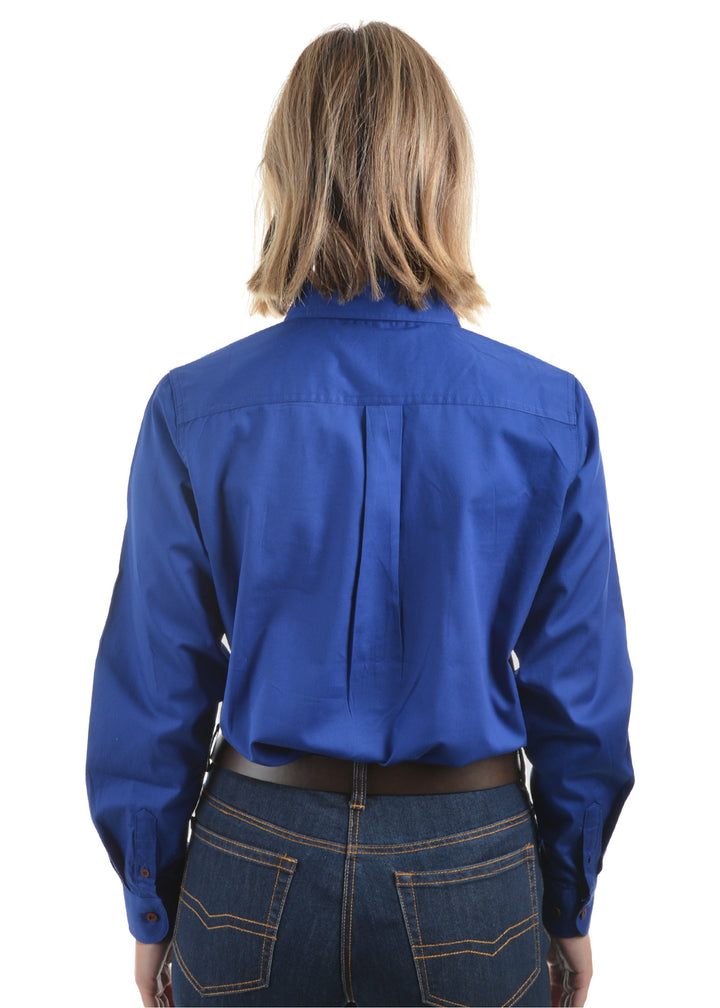 Hard Slog Women's Work Shirt in Royal Blue