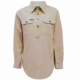 Hard Slog Women's Work Shirt in Stone