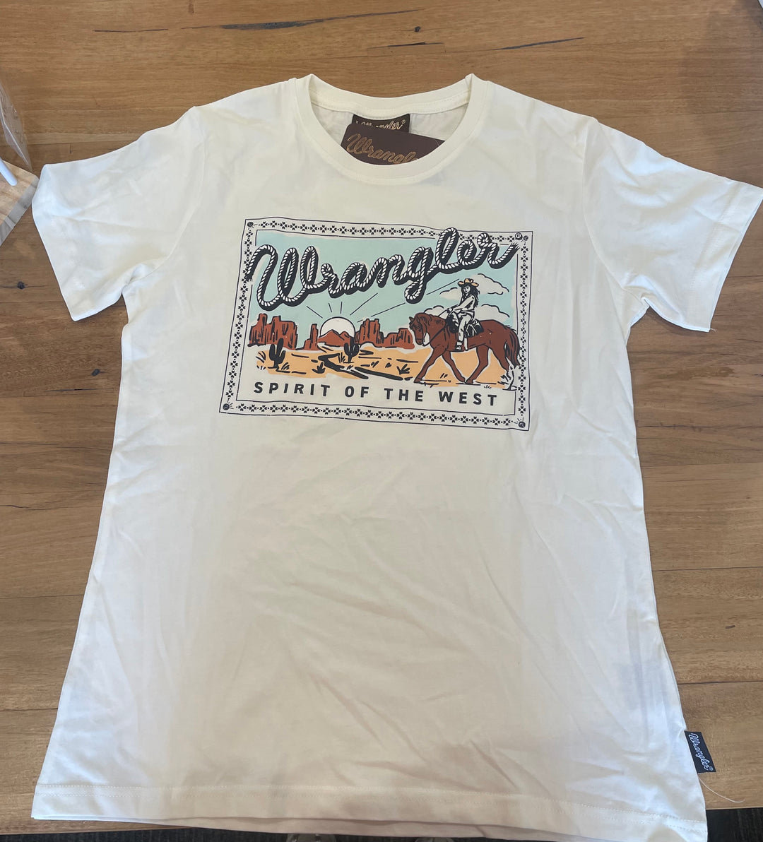 Wrangler  - WOMENS VANESSA SHORT SLEEVE TEE W26