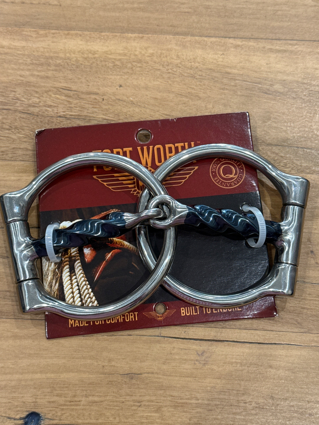 Saddlery Trading Company - Fort Worth Blue Sweet Iron Twisted Mouth Eggbutt
