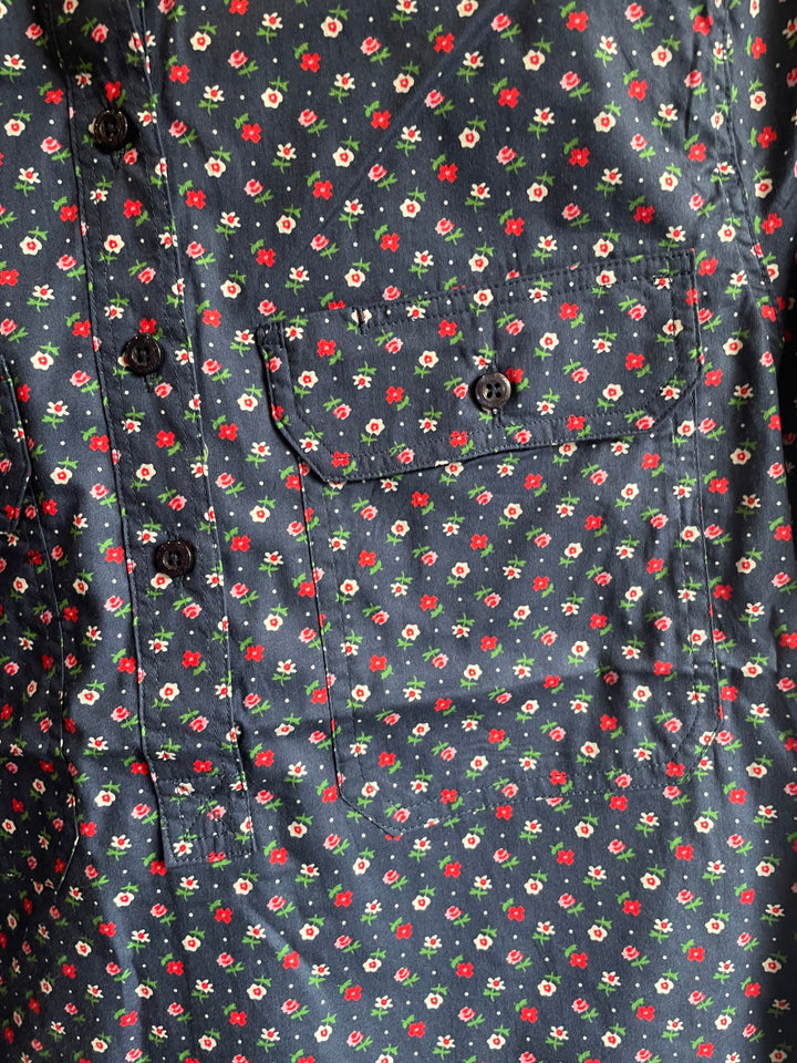 Hard Slog - WOMENS FIORA 1/2 BUTTON LONG SLEEVE SHIRT S26