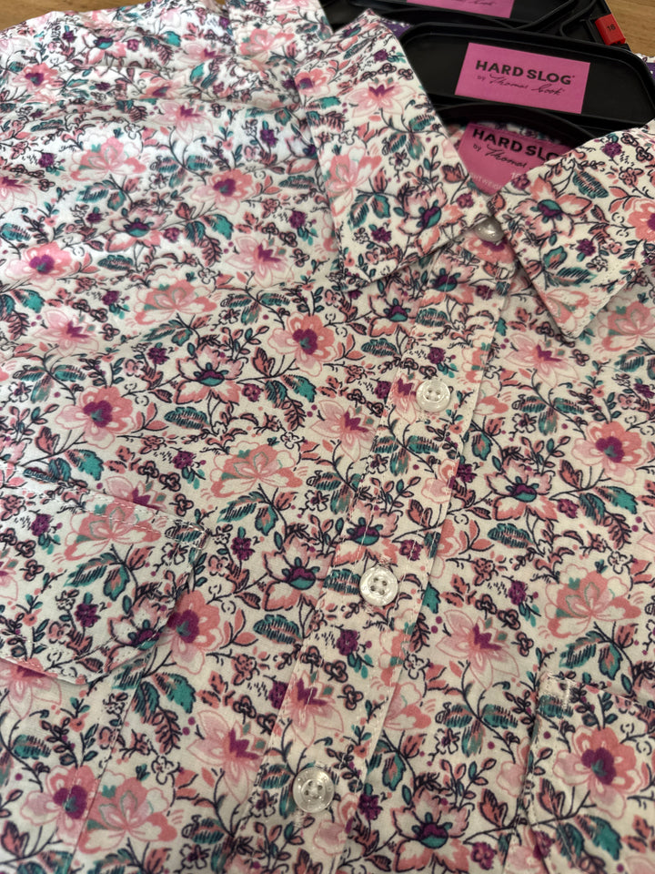 Hard Slog - WOMENS JOYCE 1/2 BUTTON LONG SLEEVE SHIRT S26