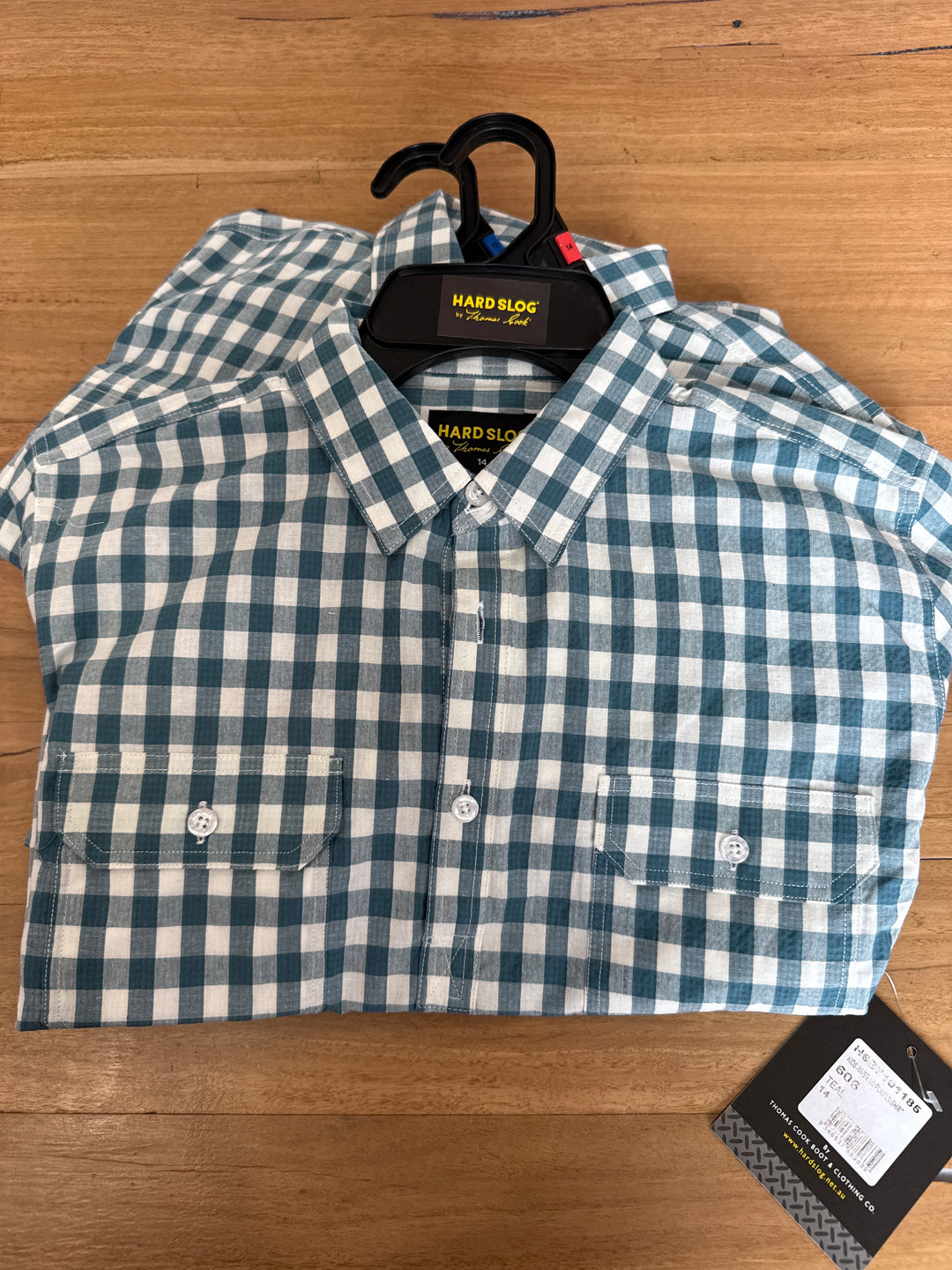 Hard Slog - KIDS RIVER 1/2 BUTTON LONG SLEEVE SHIRT S26