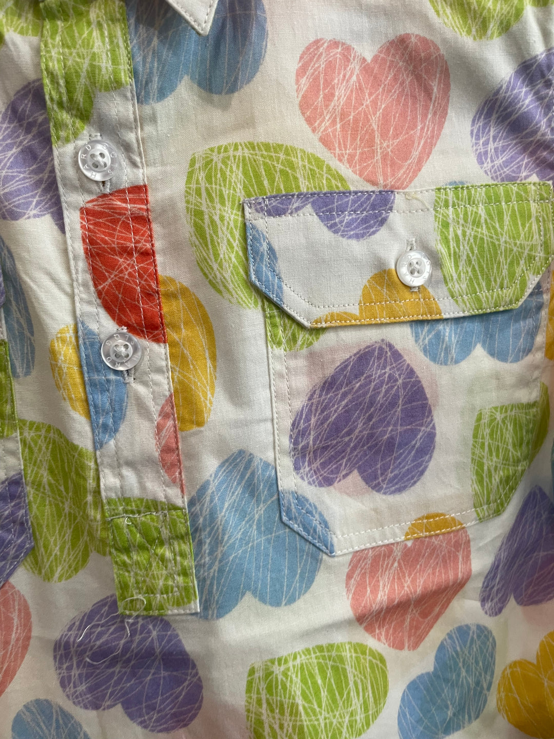 Hard Slog - KIDS POLLY 1/2 BUTTON LONG SLEEVE SHIRT S26