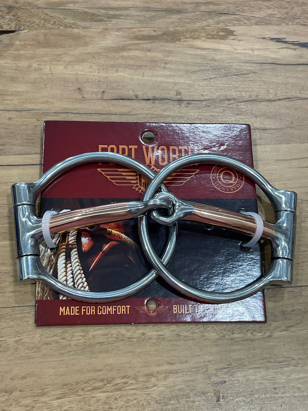 Saddlery Trading Company - Fort Worth Copper Mouth Eggbutt Snaffle Bit