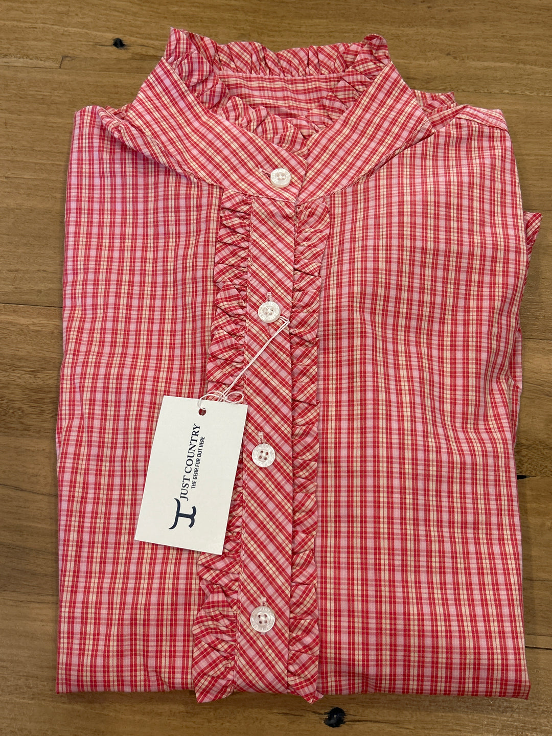 Just Country - Women's Abbey Frills button long Sleeve Shirt