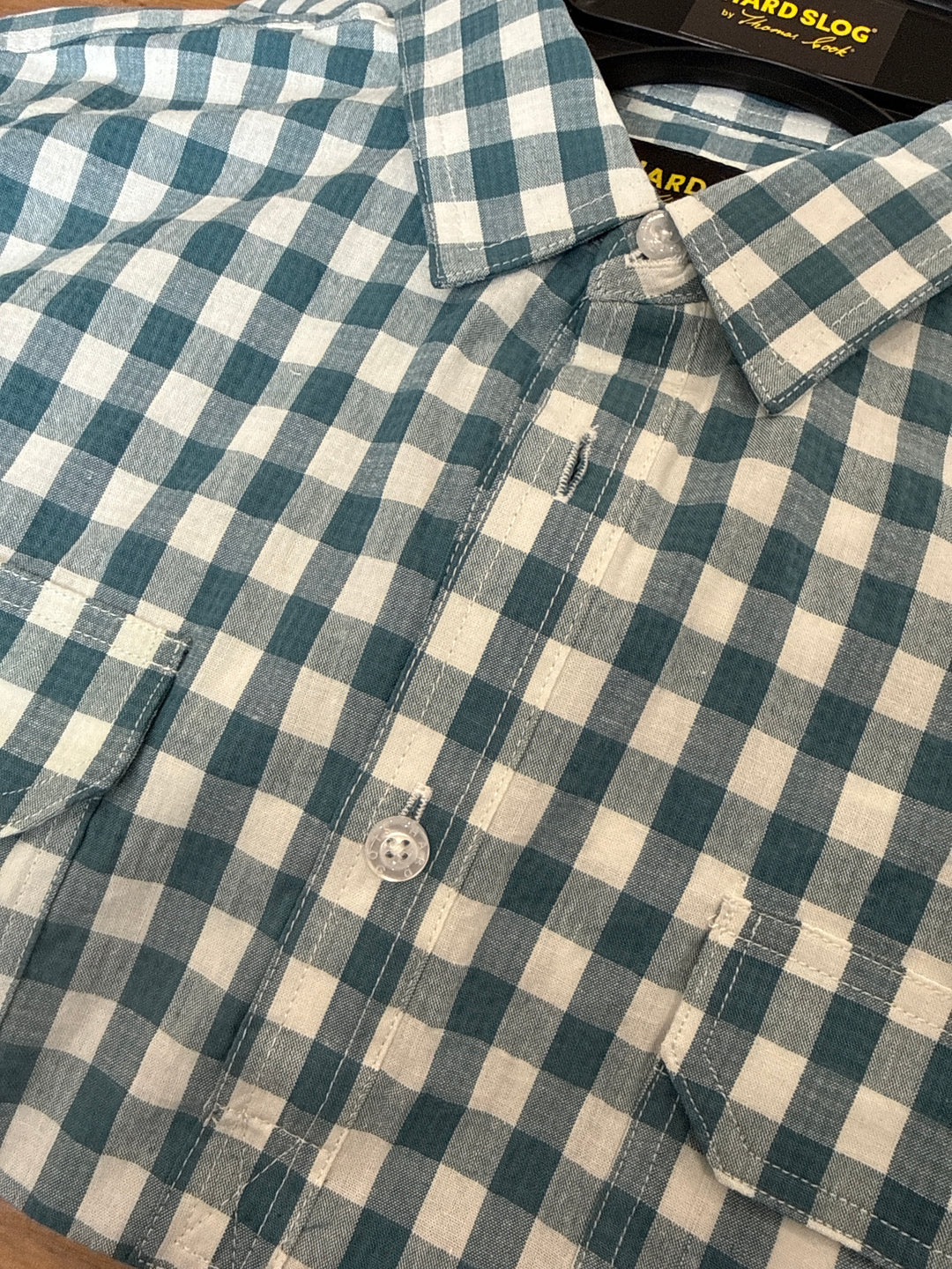 Hard Slog - KIDS RIVER 1/2 BUTTON LONG SLEEVE SHIRT S26