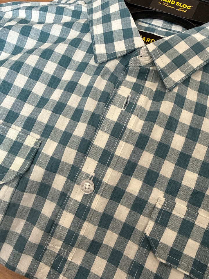 Hard Slog - KIDS RIVER 1/2 BUTTON LONG SLEEVE SHIRT S26