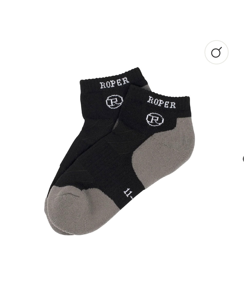 Roper - Ankle Socks in Black