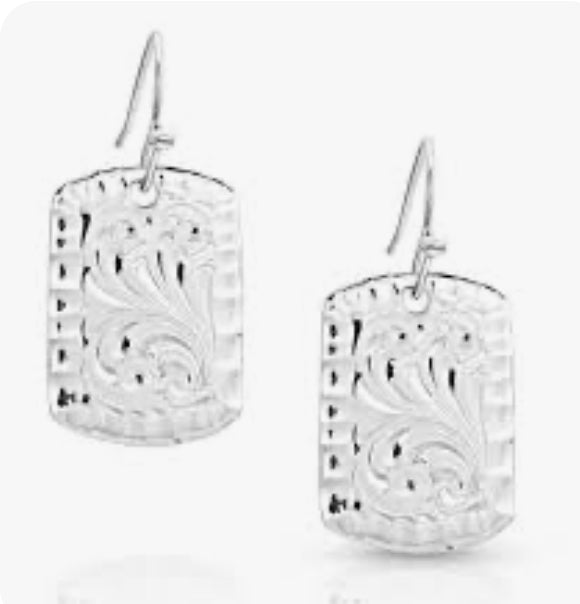 Montana Silversmiths - Kennadees Kindness Tag Earrings