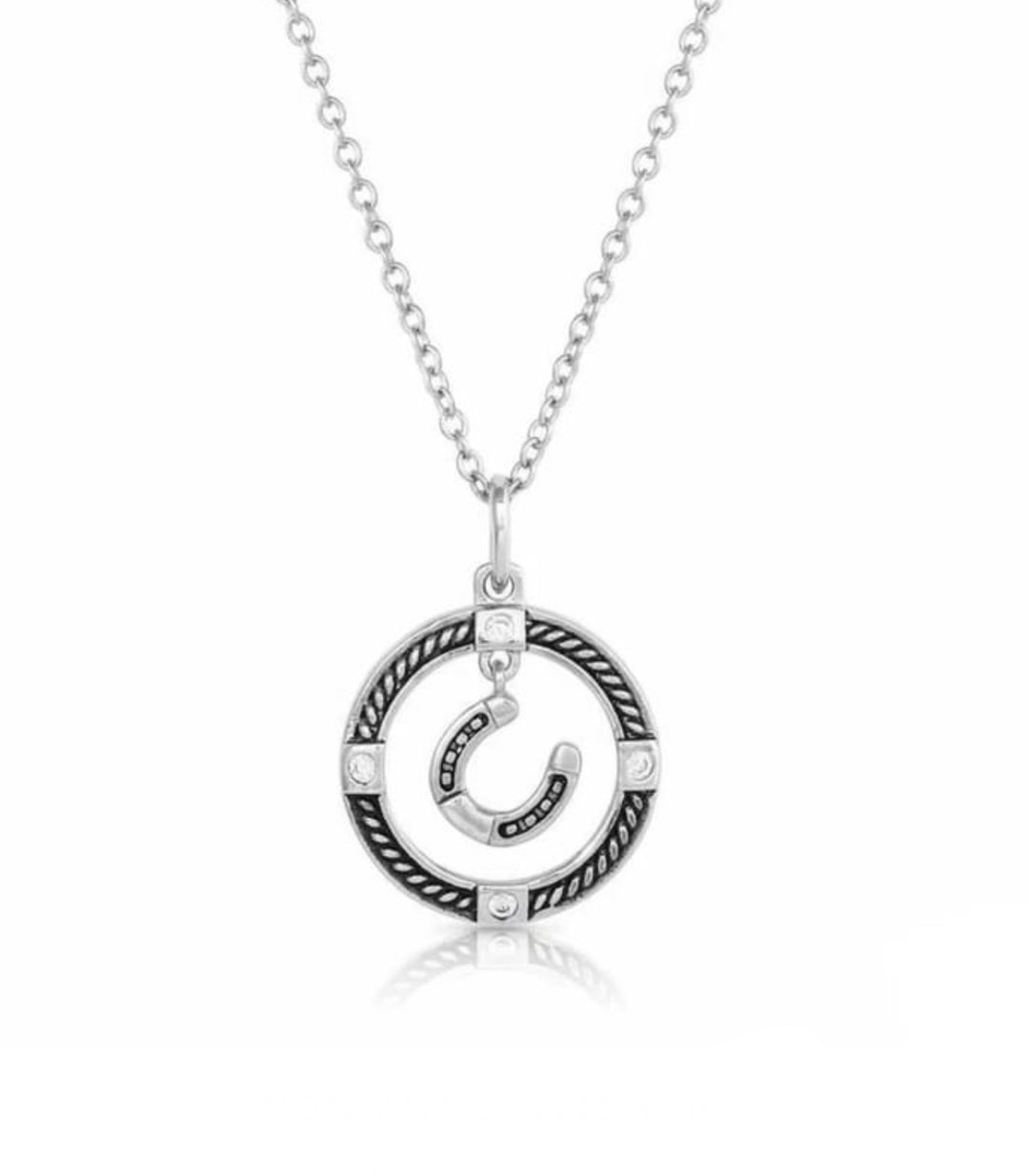 Montana Silversmiths - Luck of the draw Horseshoe Necklace