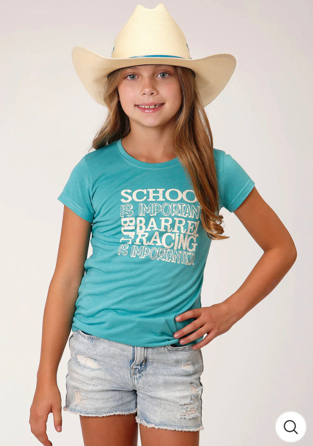 Roper - Girls Barrel Racing Tee