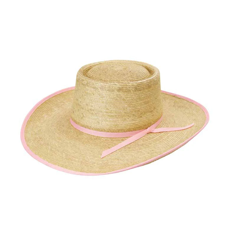 Sunbody - Reata Oak 4 inch brim with Pink trim