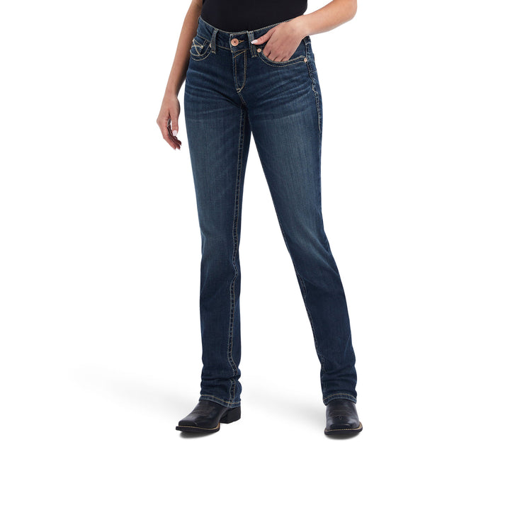 Ariat - Womens R.E.A.L Freesia Straight Jeans in Pasadena