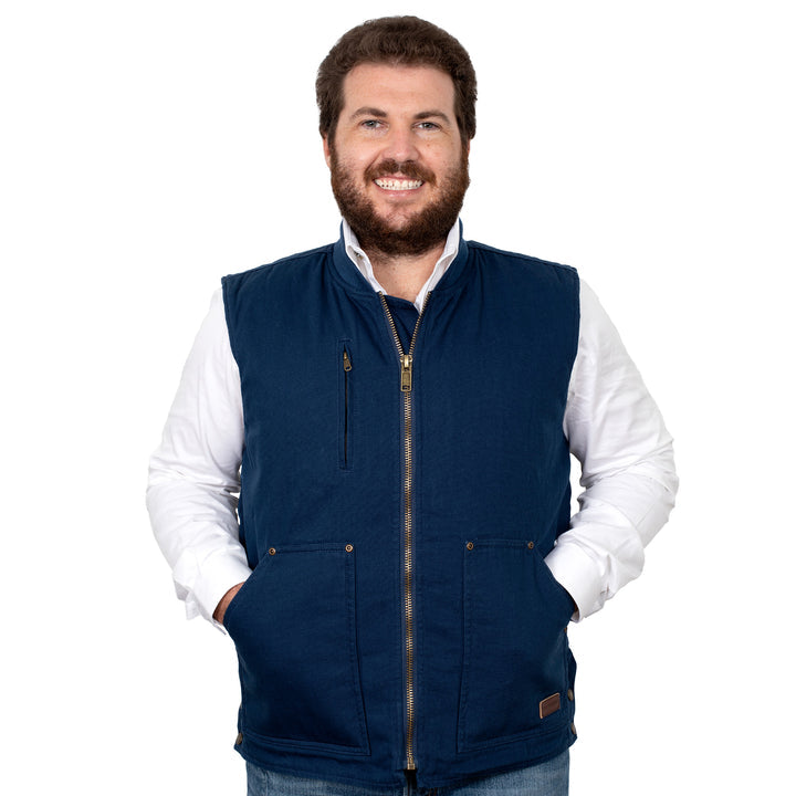 Just Country - Mens Diamantina Vest in Navy