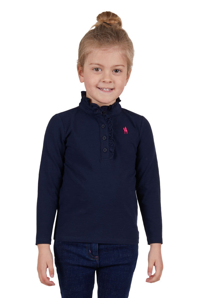 Thomas Cook - Girls Frill Neck Long Sleeve Tee