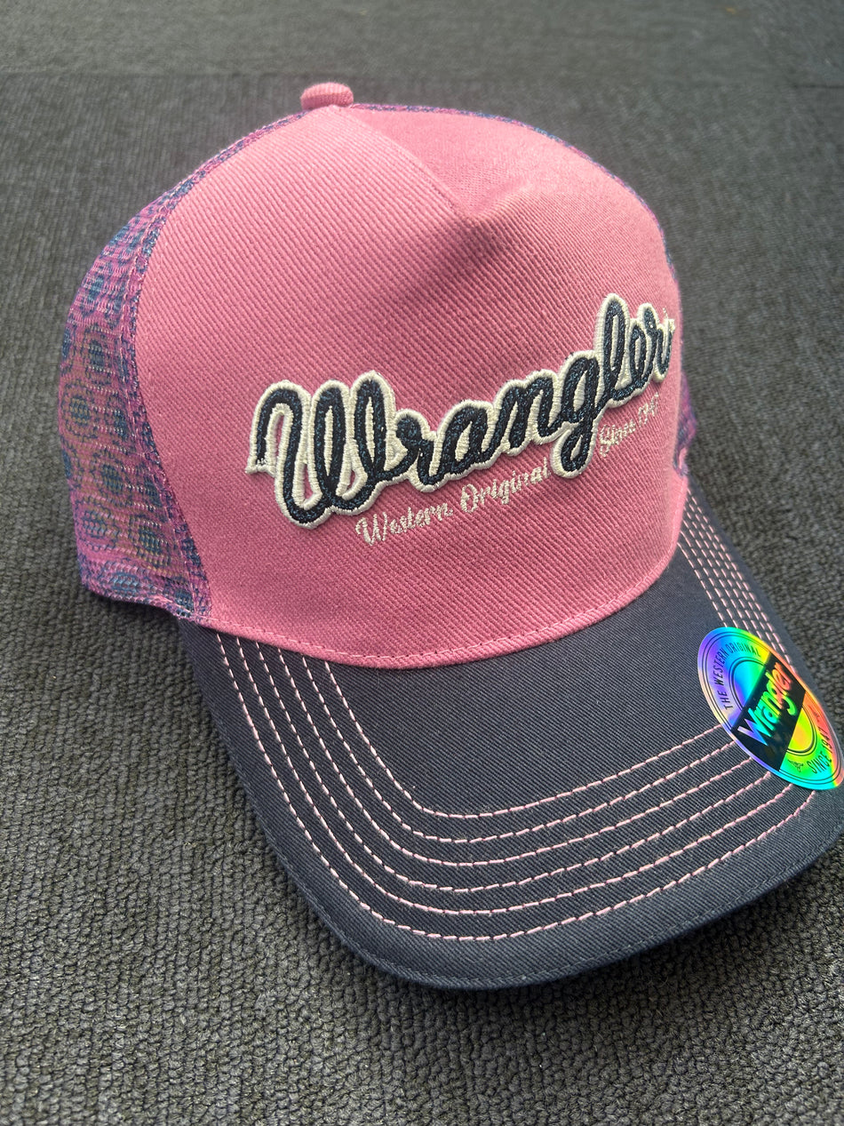 Wrangler - Krista Hi Profile Ponytail Trucker Cap