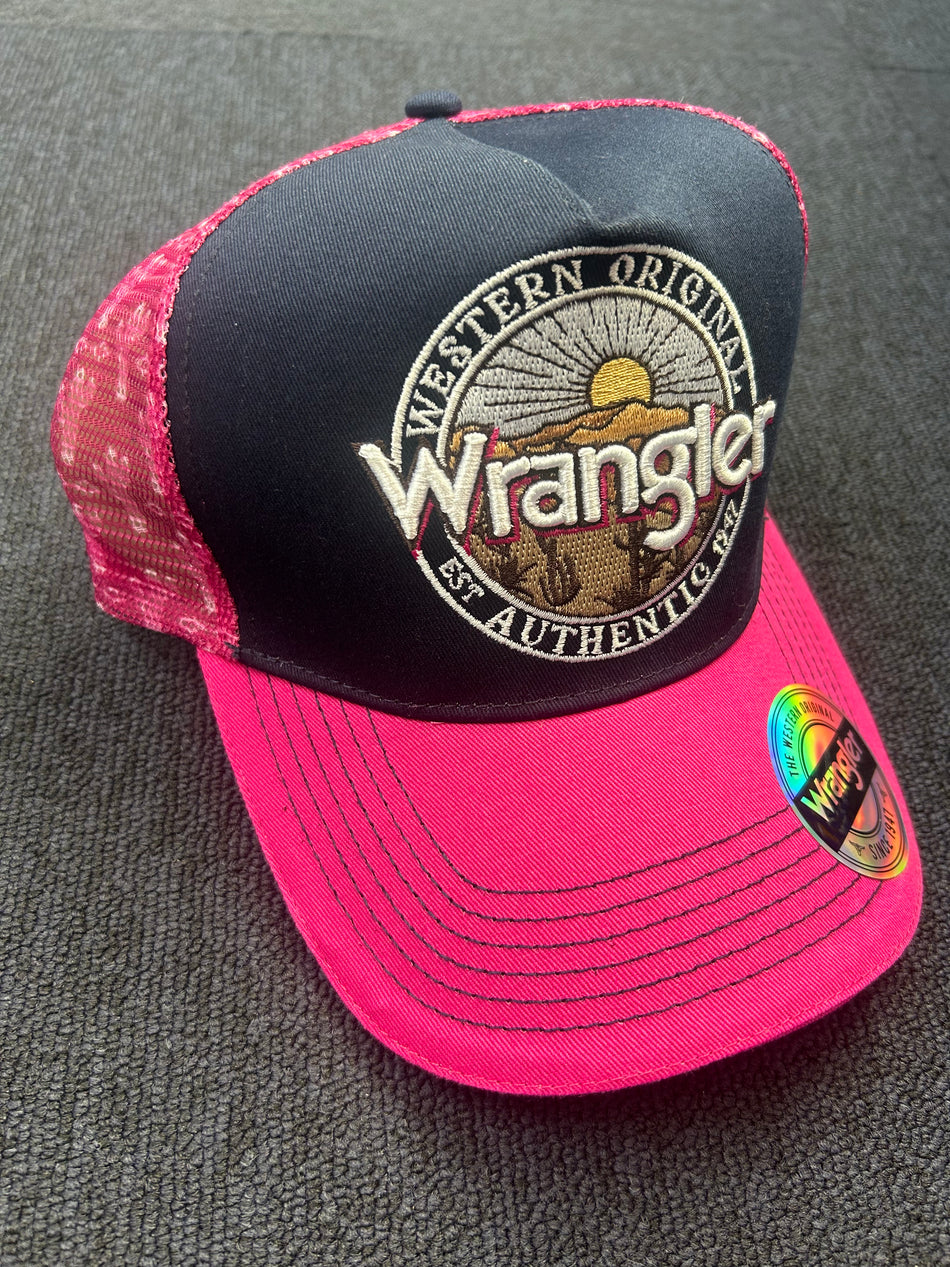 Wrangler - Elsa Hi Profile Ponytail Trucker Cap