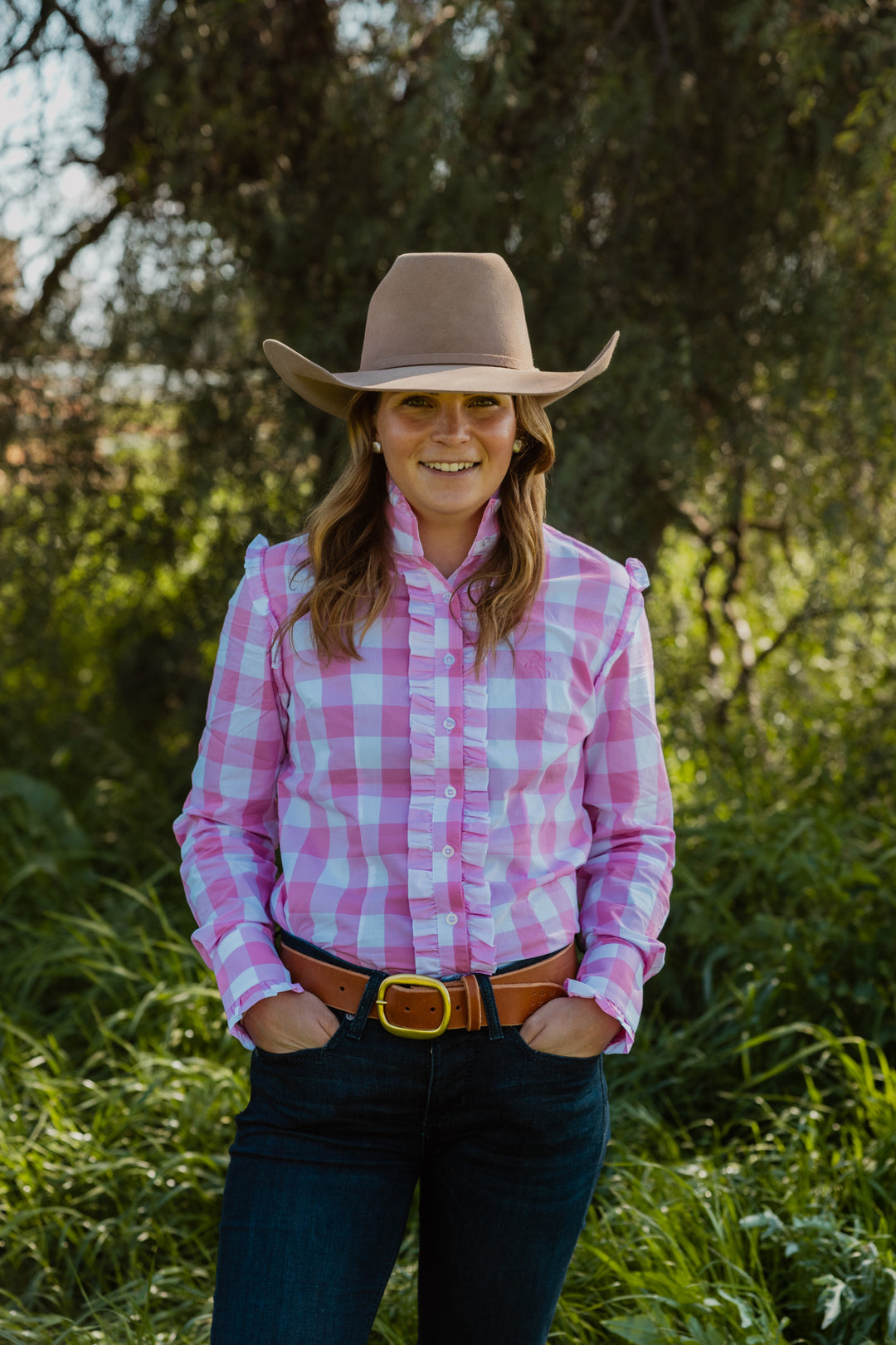Blackcolt - Sara Shirt in Pink Check