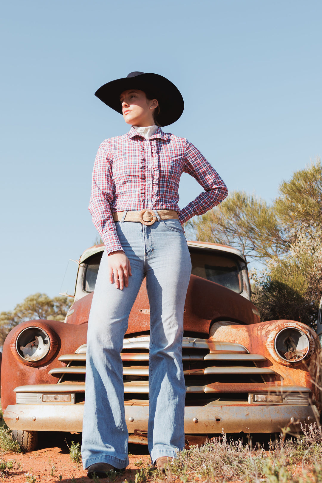 Blackcolt Clothing - Kirby Shirt in Red & Blue Check
