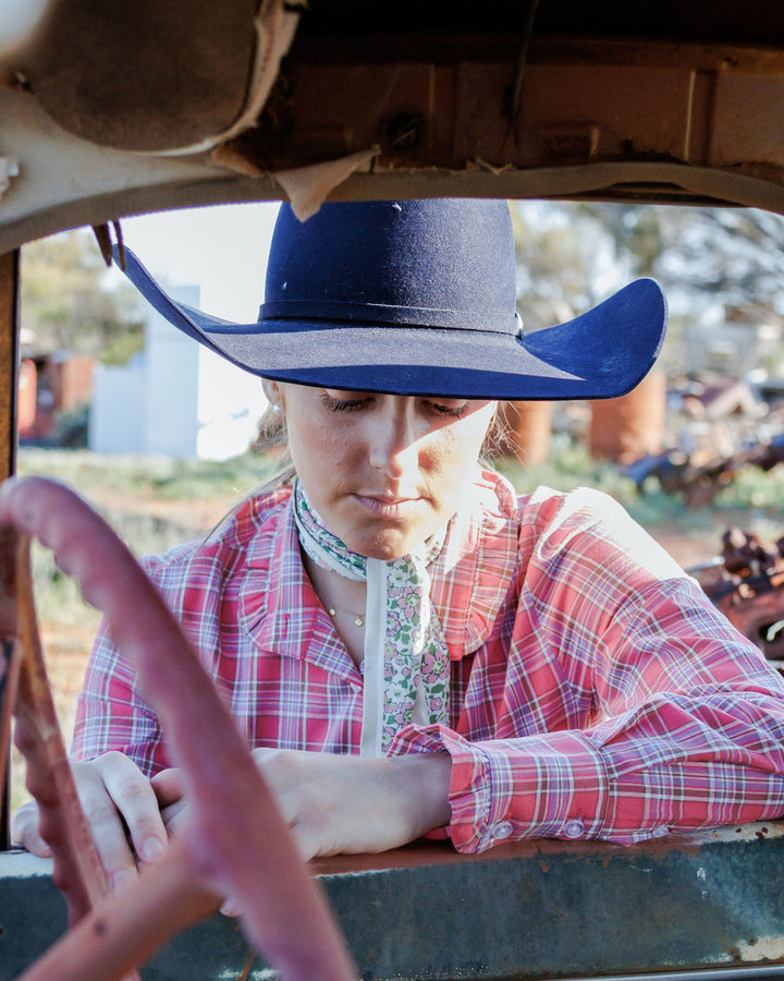 Blackcolt Clothing - Lilly Shirt Pink Check